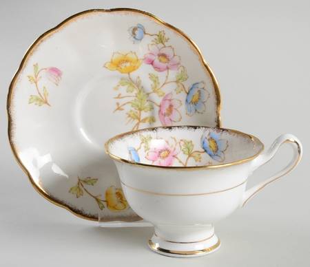 Anemone Footed Cup & Saucer Set