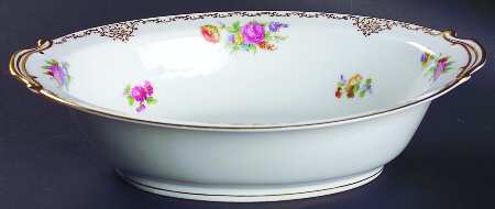 Julia 10" Oval Vegetable Bowl