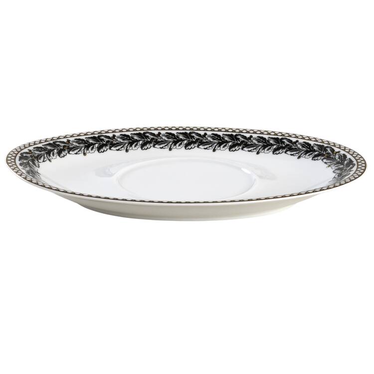 Marqueterie Underplate for Gravy Boat