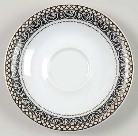 Marqueterie Saucer for Demitasse Cup