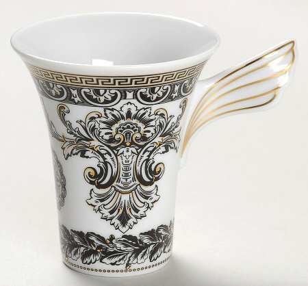 Marqueterie Flat Demitasse Cup