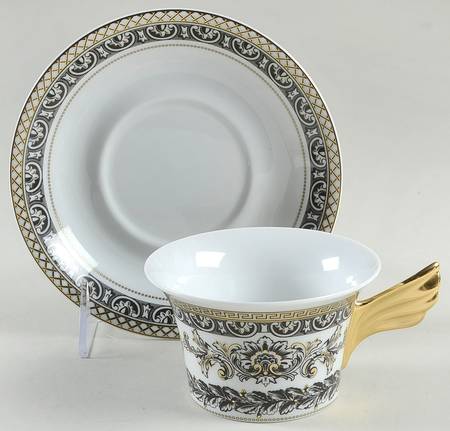 Marqueterie 25th Anniversary Cup & Saucer Set