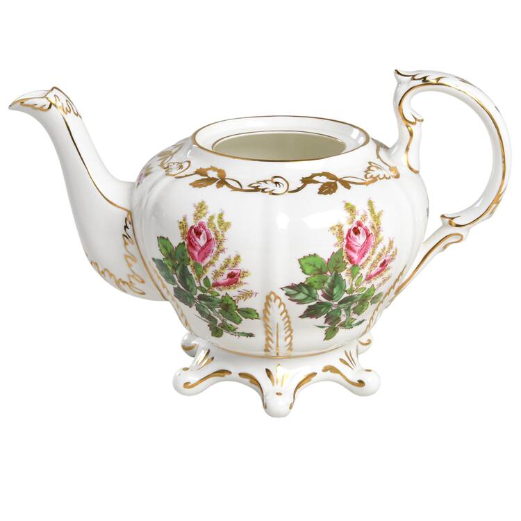 Moss Rose Teapot No Lid