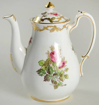 Moss Rose Mini Coffee Pot & Lid