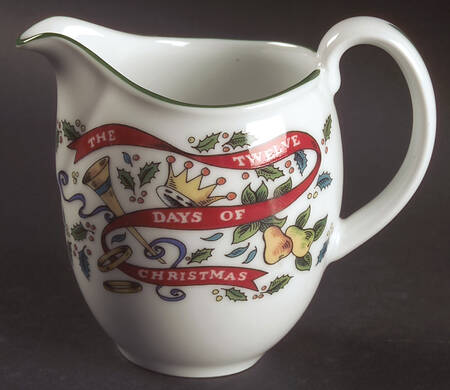 Twelve Days of Christmas Creamer