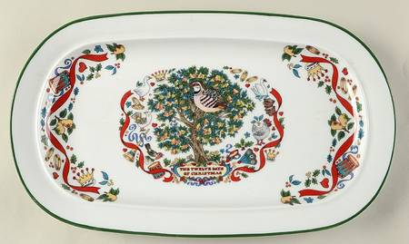Twelve Days of Christmas Large Sandwich Tray