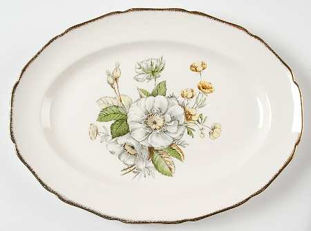 Linda 11" Oval Serving Platter