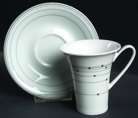 Eternite Flat Cup & Saucer Set