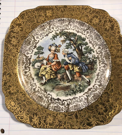 RYL109 Square Salad Plate