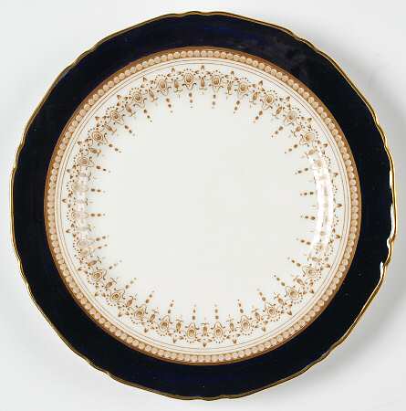 Regency Cobalt Blue (Cream Background) Bread & Butter Plate