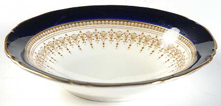 Regency Cobalt Blue (Cream Background) Fruit/Dessert (Sauce) Bowl