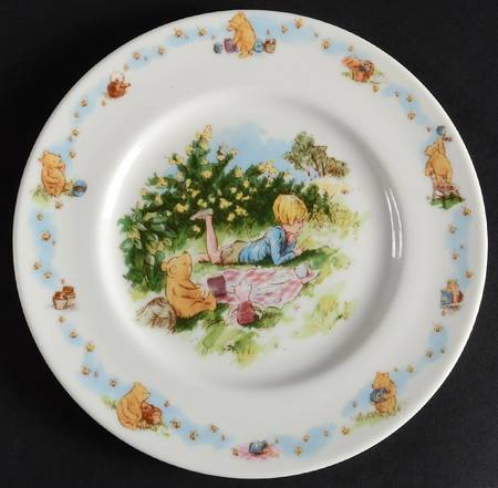 Classic Pooh Salad Plate