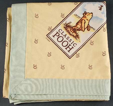 Classic Pooh 59" Square Tablecloth Overlay