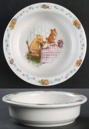 Classic Pooh 6" Round Baby Plate