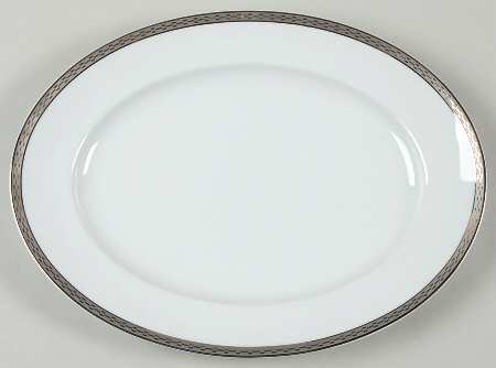 Crown Platinum 12" Oval Serving Platter