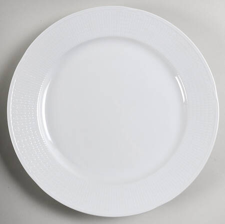 Swedish Grace Snow (White) 13" Chop Plate (Round Platter)
