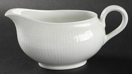 Swedish Grace Snow (White) Gravy Boat