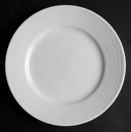 Swedish Grace Snow (White) Bread & Butter Plate