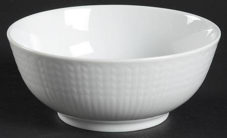 Swedish Grace Snow (White) 4" All Purpose Bowl