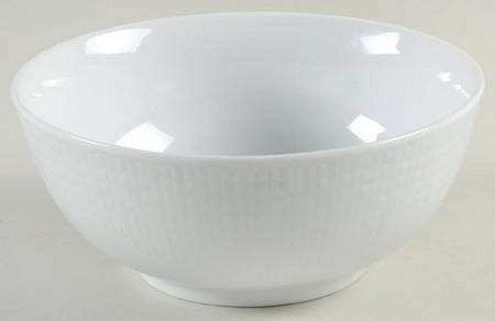 Swedish Grace Snow (White) 6" Round Serving Bowl