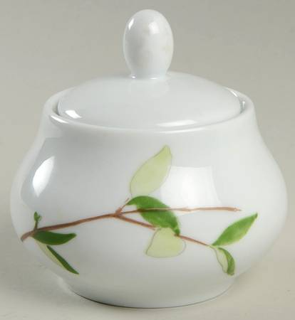 Verdures Sugar Bowl & Lid