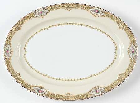 Akron 14" Oval Serving Platter