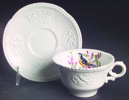 Aviary Flat Cup & Saucer Set
