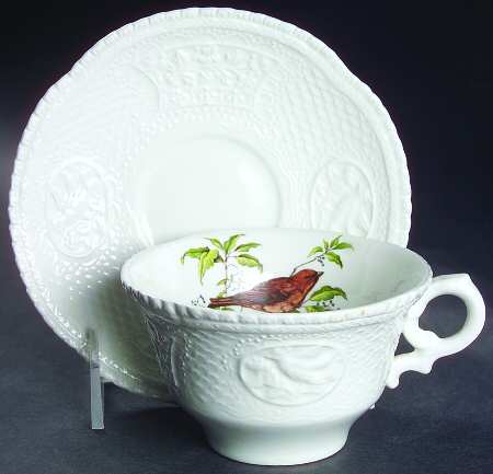 Aviary Flat Cup & Saucer Set