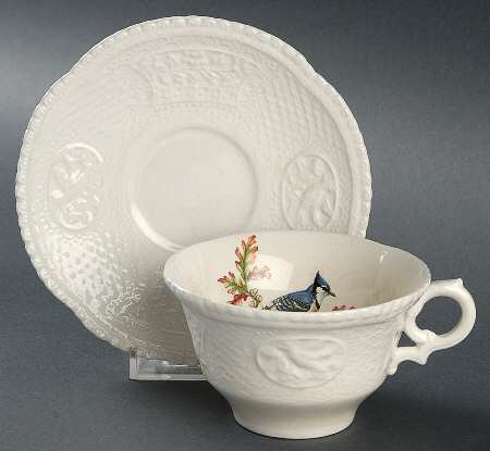Aviary Flat Cup & Saucer Set