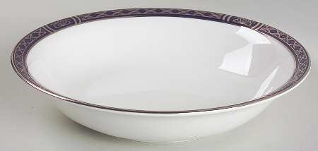 Mountbatten Cobalt Blue (Platinum Trim) Coupe Cereal Bowl