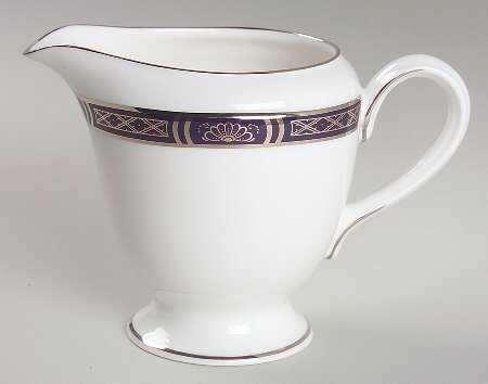 Mountbatten Cobalt Blue (Platinum Trim) Creamer