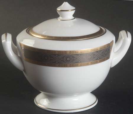 Contrast Sugar Bowl & Lid