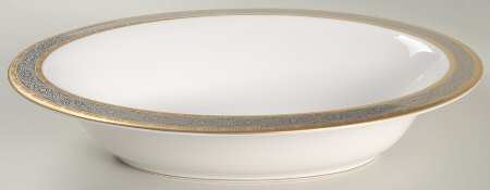 Contrast 10" Oval Vegetable Bowl