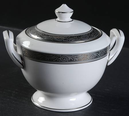 Davenham Platinum Sugar Bowl & Lid