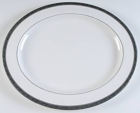 Davenham Platinum 15" Oval Serving Platter