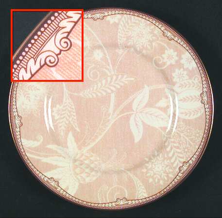 Brocade Salad Plate