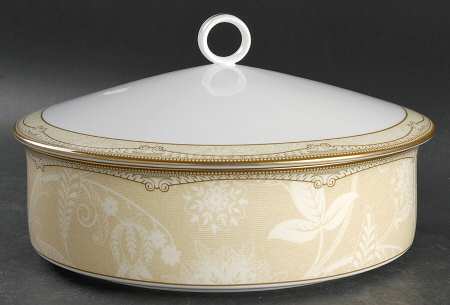 Brocade Round Covered Vegetable