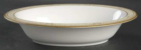 Brocade 10" Oval Vegetable Bowl