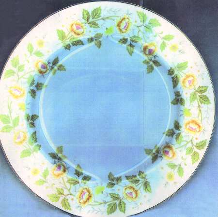 Radiant Roses Dinner Plate