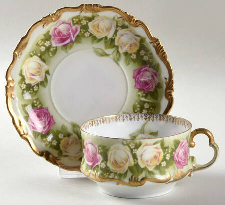 Alice Flat Cup & Saucer Set