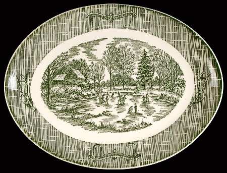 RYL112 12" Oval Serving Platter