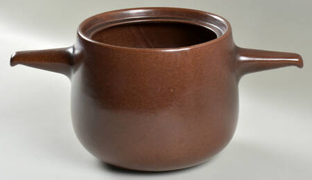 Raymor Autumn Brown (Glossy) 4 Qt Handled Bean Pot No Lid