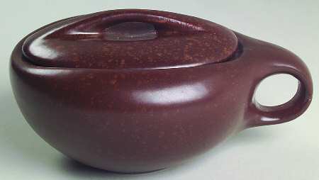 Raymor Autumn Brown (Glossy) Sugar Bowl & Lid