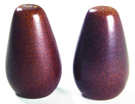 Raymor Autumn Brown (Glossy) Salt & Pepper Set