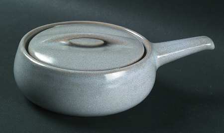 Raymor Beach Gray (Glossy) Individual Casserole & Lid