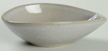 Raymor Beach Gray (Glossy) Lugged Fruit/Dessert (Sauce) Bowl