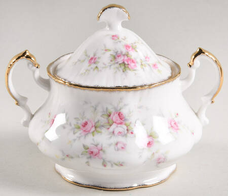 Victoriana Rose (Montrose Shape) Sugar Bowl & Lid