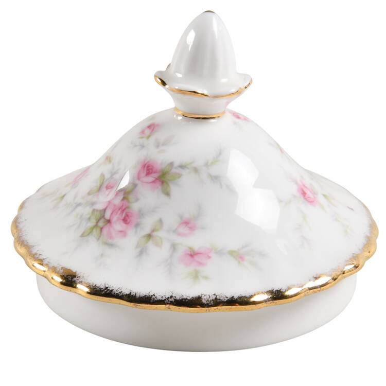Victoriana Rose (Montrose Shape) Lid for Sugar Bowl