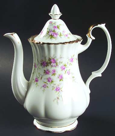 Victoriana Rose (Montrose Shape) Coffee Pot & Lid