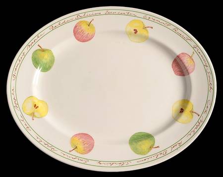 Apple 12" Oval Serving Platter